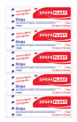 3M Spofaplast 156N Strips 72x19 mm 5 ks