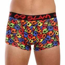 69SLAM Pánské boxerky hip bamboo SKULL CONE (MHBSKC-BB) L