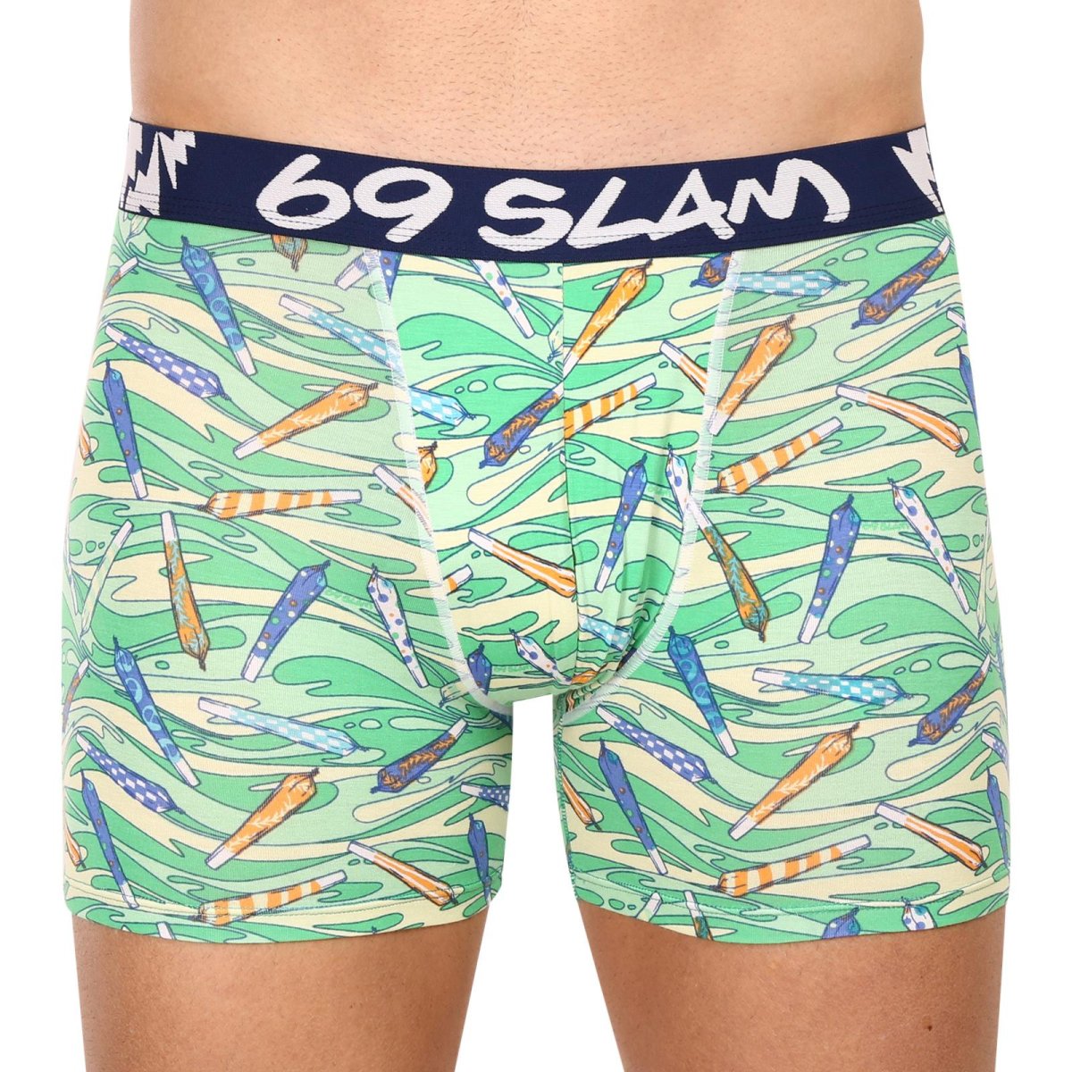 69SLAM Pánské boxerky fit bamboo vegan 420 colton (MPBVGN-BB) M