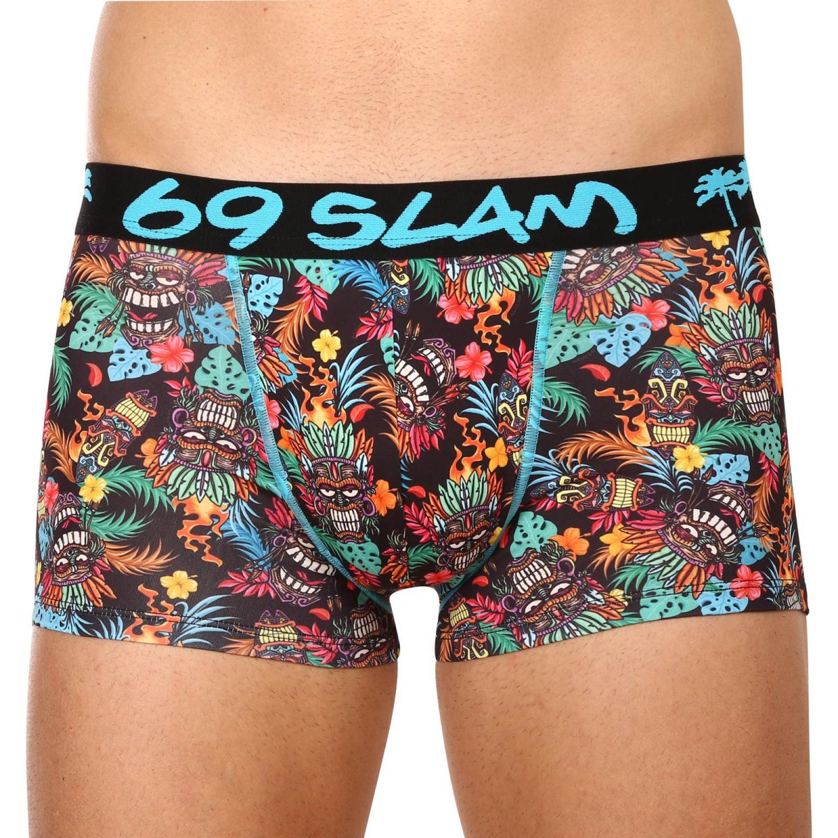 69SLAM Pánské boxerky hip hawaiian tiki (MSYHWT-PO) M