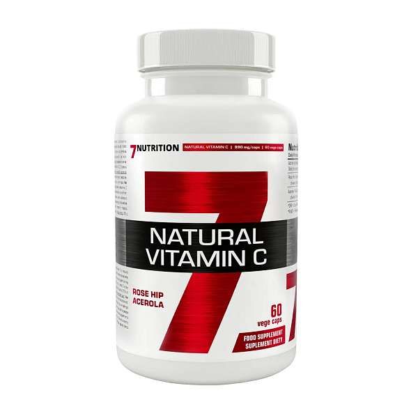 7NUTRITION Natural Vitamin C 60 kapslí