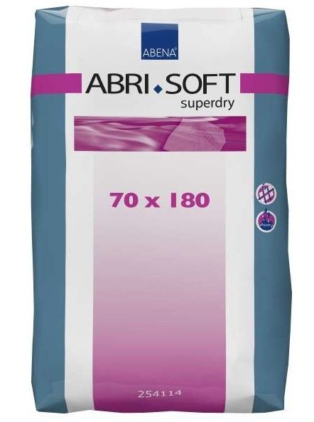 Abri Soft Superdry 70 x 180 cm inkontinenční podložky se záložkami 30 ks