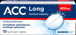 ACC ® LONG 600 mg 10 šumivých tablet