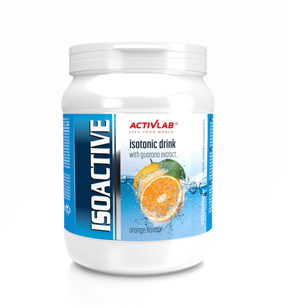 Activlab Isoactive iontový nápoj s guaranou pomeranč 630 g