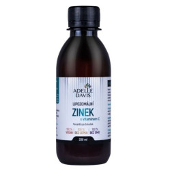 ADELLE DAVIS Lipozomální zinek + vitamín C 200 ml