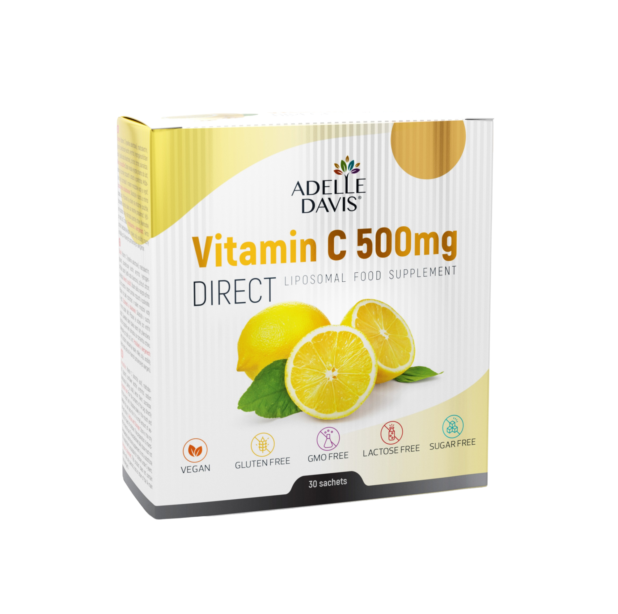 ADELLE DAVIS Vitamin C DIRECT 500mg, 30 sáčků