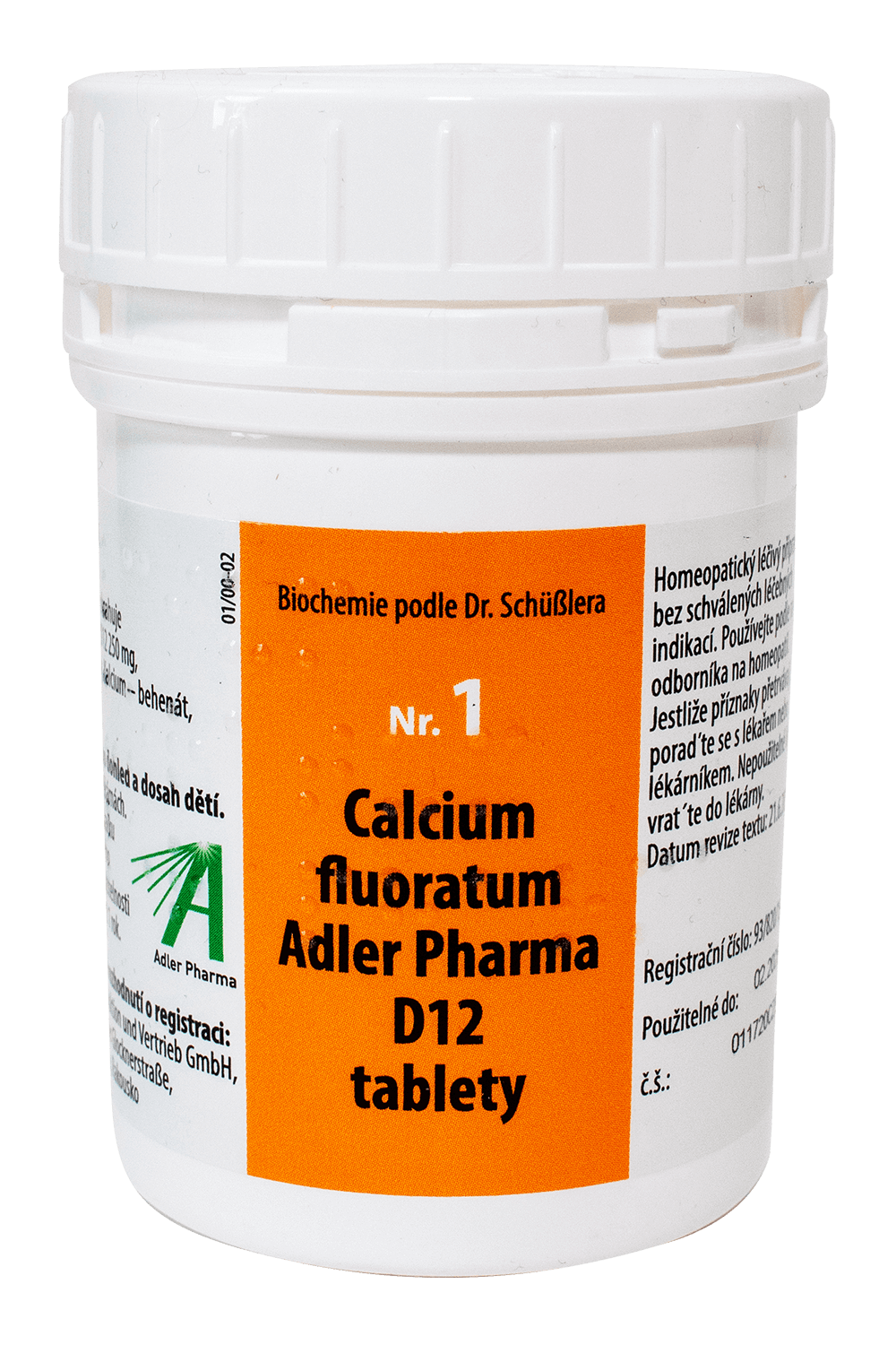 ADLER PHARMA Calcium fluoratum D12 1000 tablet