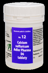 ADLER PHARMA Nr. 12 Calcium sulfuricum D6 2000 tablet