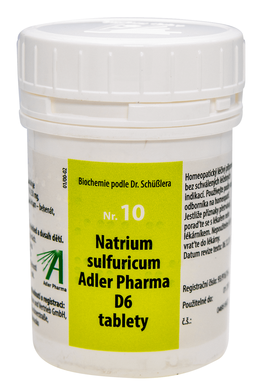 ADLER PHARMA Nr.10 Natrium sulfuricum D6 1000 tablet