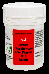 ADLER PHARMA Nr.3 Ferrum phosphoricum D12 400 tablet