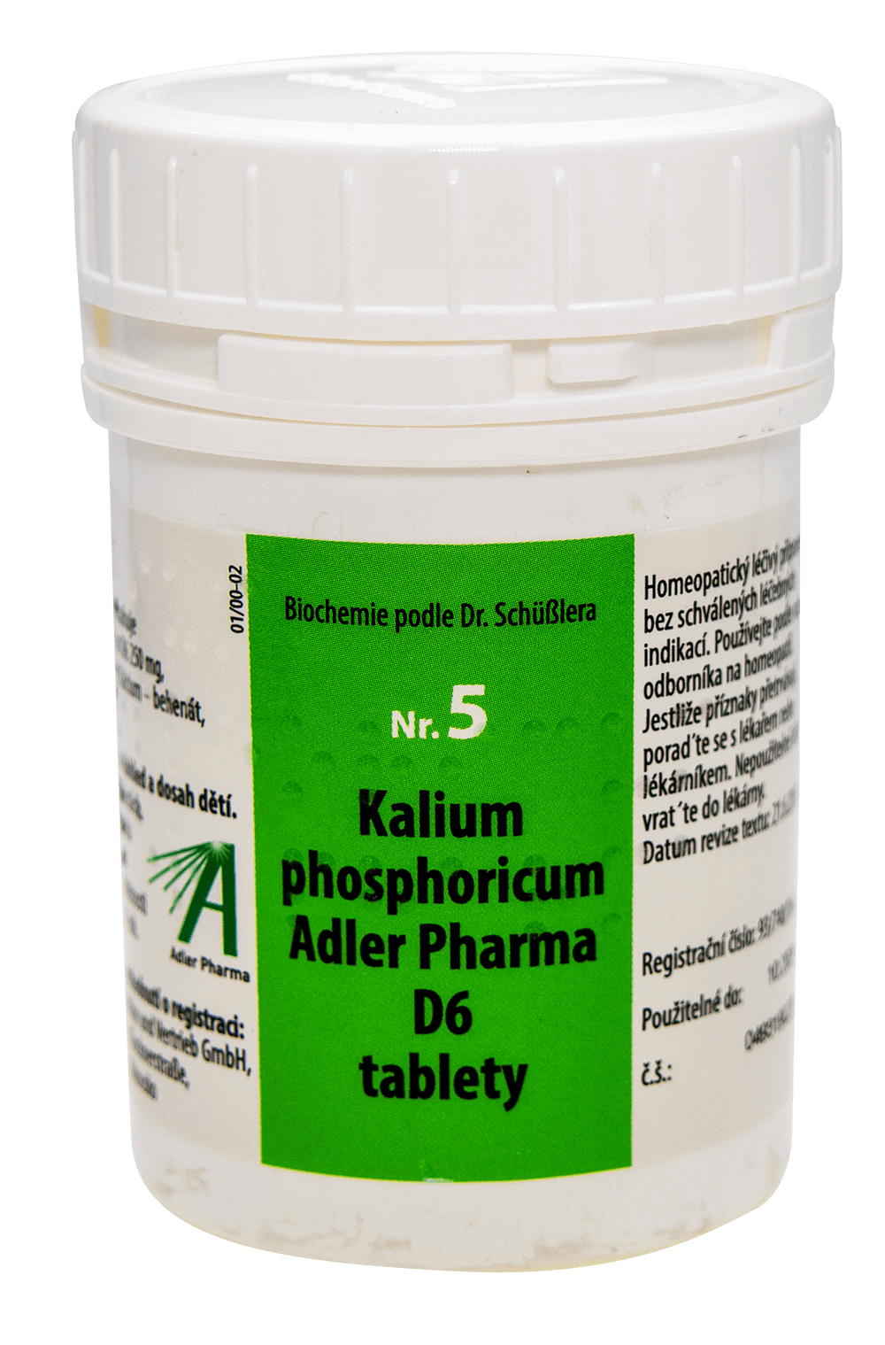 ADLER PHARMA Nr.5 Kalium phosphoricum D6 1000 tablet