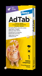 ADTAB 12 mg Žvýkací tablety pro kočky >0,5 – 2,0kg 1 ks