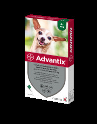 Advantix pro psy do 4 kg spot-on 1x0,4 ml