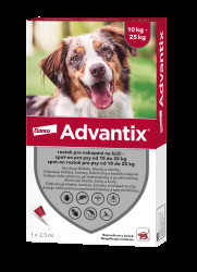 ADVANTIX pro psy spot-on 10-25 kg 2.5 ml