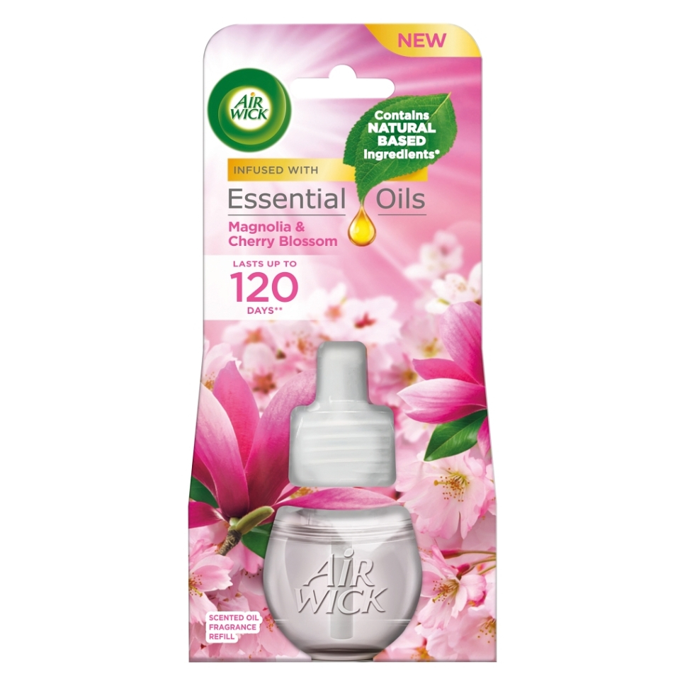 AIR WICK Tekutá náplň do elektrického přístroje Magnolie a květy třešní 19 ml