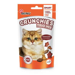 Akinu Crunchies pamlsek pro kočky 50 g