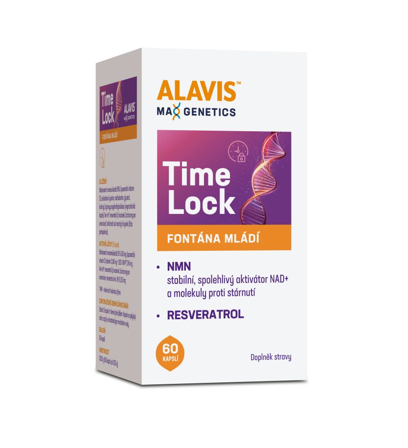 Alavis Genetics TimeLock NMN 60 kapslí