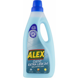 ALEX Čistič dlažby Extra péče 2v1 s leskem, lino a vinyl, s citronovou vůní 750 ml