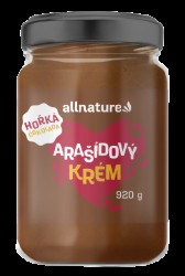 ALLNATURE Arašídový krém s hořkou čokoládou 920 g