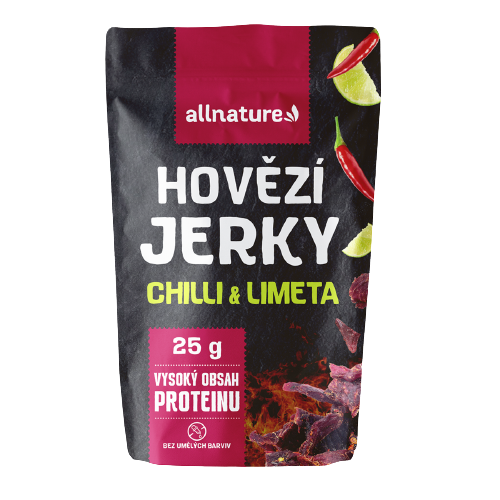 ALLNATURE BEEF Chilli & Lime Jerky 25 g