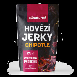 ALLNATURE Beef chipotle Jerky sušené maso 25 g