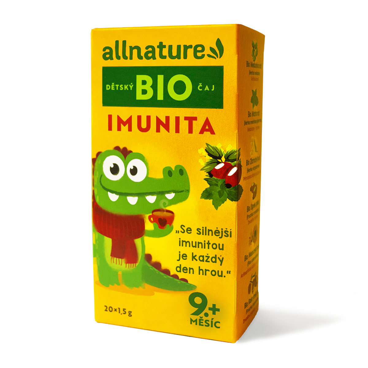 Allnature BIO Imunita dětský čaj 20x1,5 g