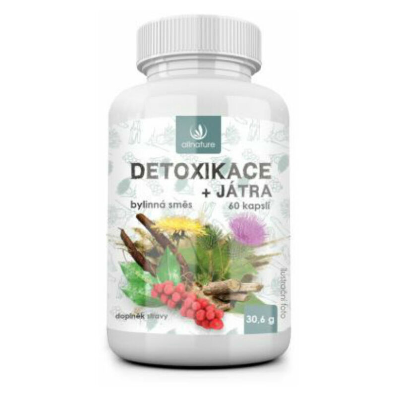 ALLNATURE Detoxikace bylinný extrakt 60 kapslí