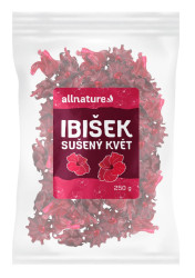 ALLNATURE Ibišek sušený květ 250 g