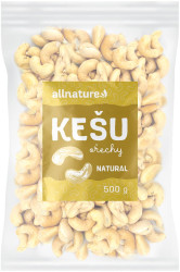 ALLNATURE Kešu jádra natural 500 g