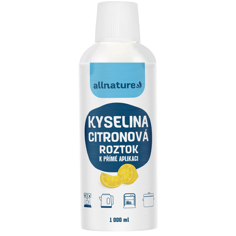 ALLNATURE Kyselina citronová roztok 1000 ml