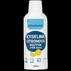 ALLNATURE Kyselina citronová roztok 1000 ml