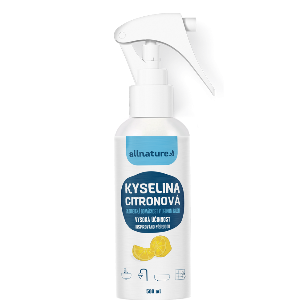 ALLNATURE Kyselina citronová ve spreji 500 ml