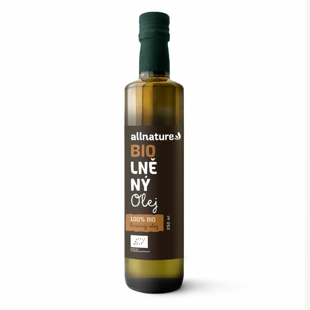 ALLNATURE Lněný olej 250 ml BIO