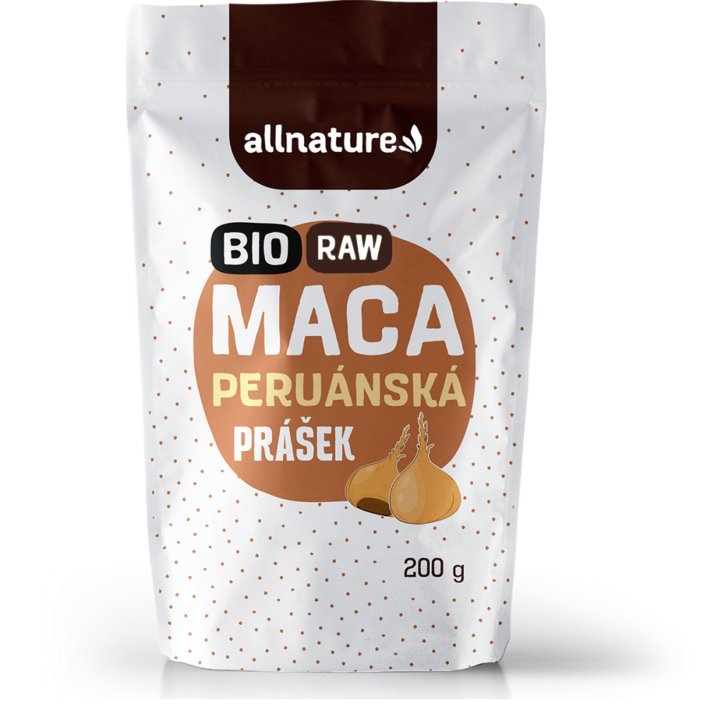 ALLNATURE Maca peruánská prášek BIO/RAW 200 g