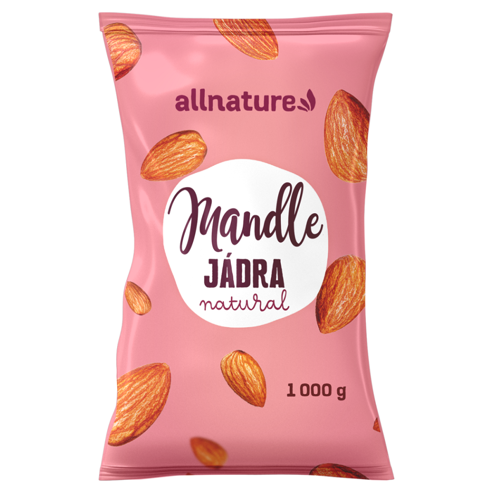 ALLNATURE Mandle jádra natural 1000 g