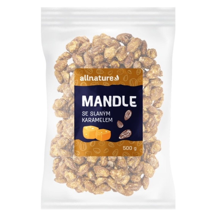 ALLNATURE Mandle slaný karamel 500 g