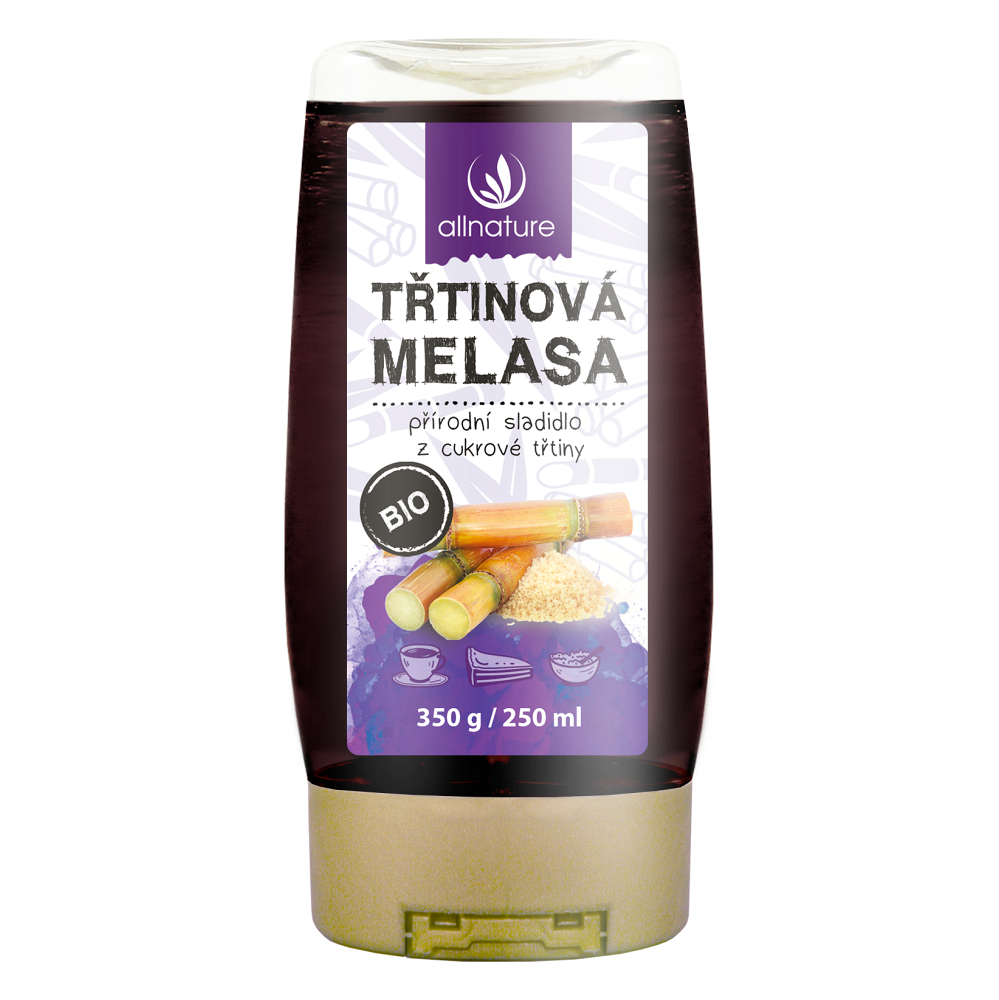 ALLNATURE Melasa třtinová 250 ml BIO