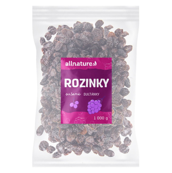 ALLNATURE Rozinky sultánky 1000 g