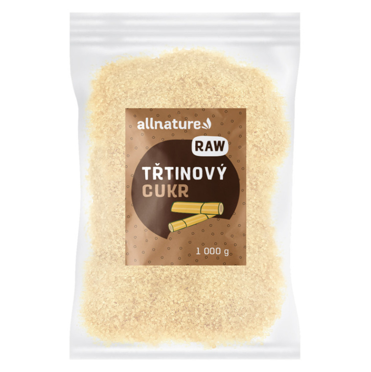 ALLNATURE Třtinový cukr nerafinovaný RAW 1000 g