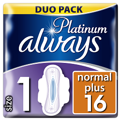 ALWAYS Vložky Ultra Platinum Normal Duo 16 ks