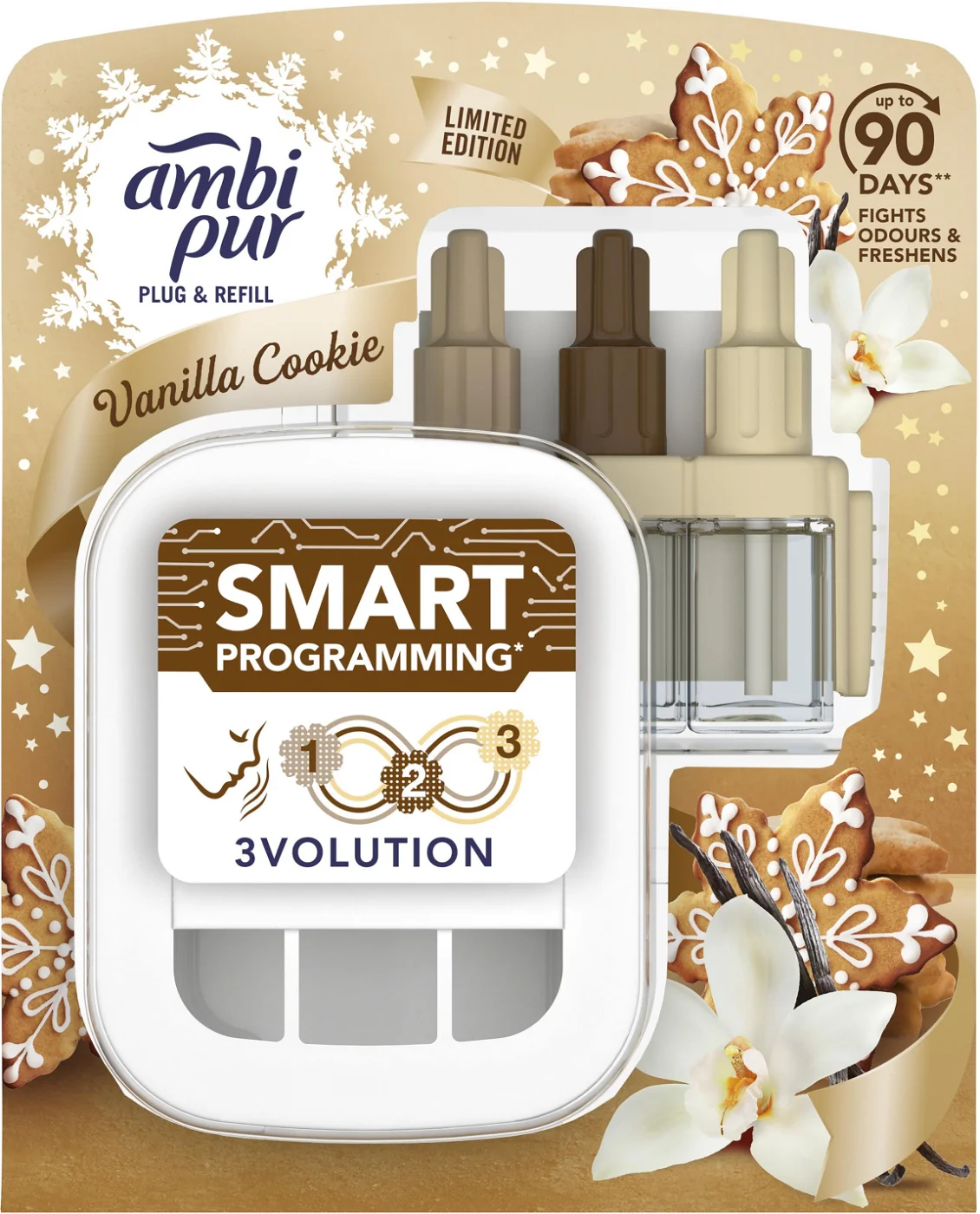 AMBIPUR 3Volution Vanilla Cookie elektrický osvěžovač vzduchu 20 ml