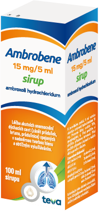 AMBROBENE 15mg, sirup 100 ml