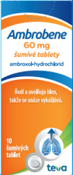 AMBROBENE 60 mg šumivé tablety, 10 ks