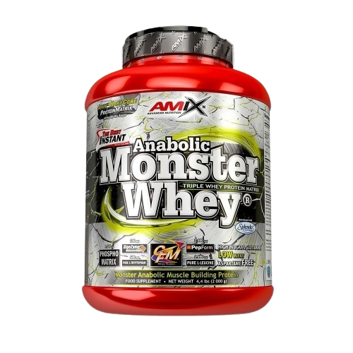 AMIX Anabolic Monster Whey, Strawberry-Banana, 2200 g