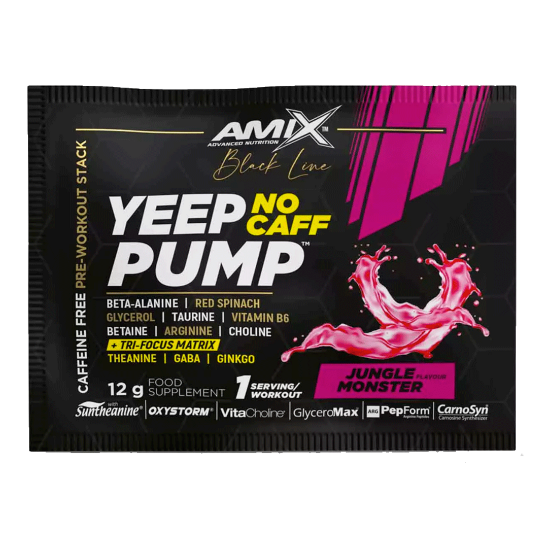 Amix Nutrition Black Line Yeep Pump No caff 360g - jungle monster