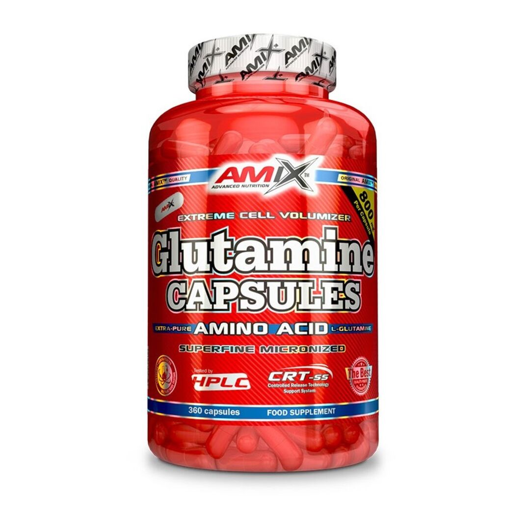 Amix Nutrition Glutamine Capsules - 120 kapslí