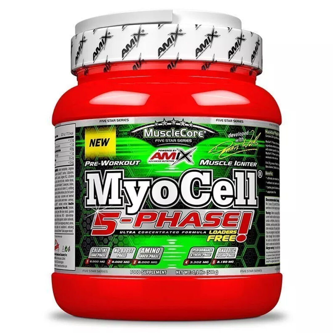 Amix Nutrition MyoCell 5 Phase 500g - ovocný punč