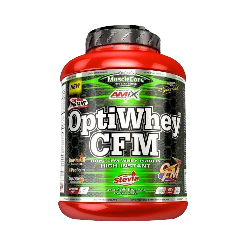 Amix Nutrition OptiWhey CFM Protein 2,25kg - čokoláda, kokos