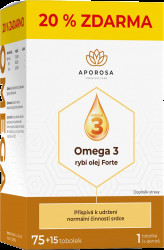 APOROSA Omega 3 rybí olej Forte 700 mg 90 tobolek