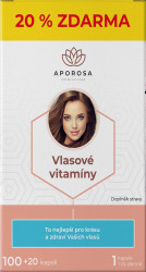 APOROSA premium Vlasové vitaminy 120 kapslí